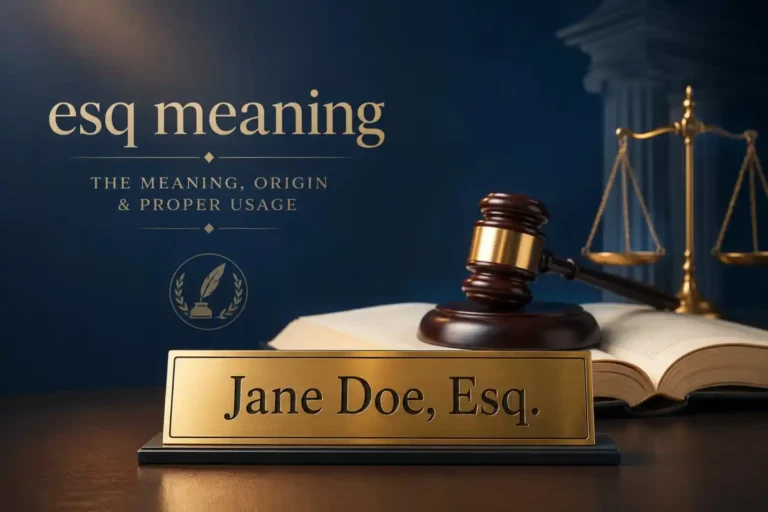 esq meaning​