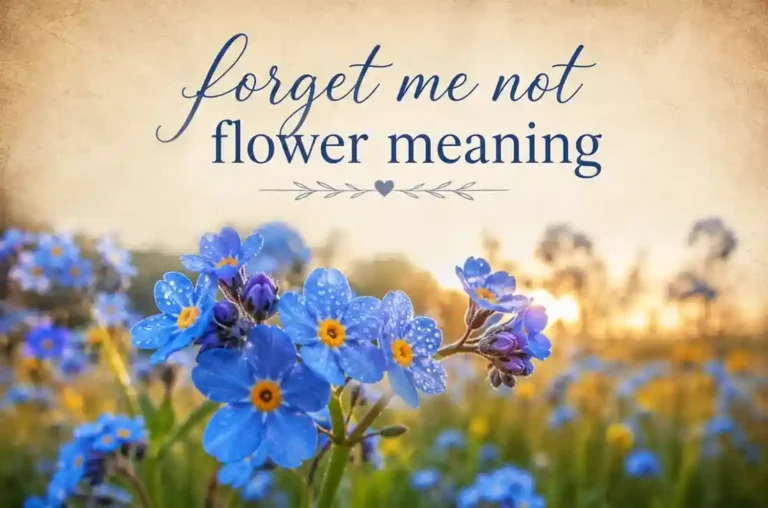 forget me not flower meaning
