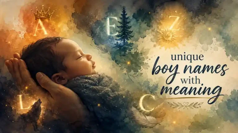 unique boy names with meaning