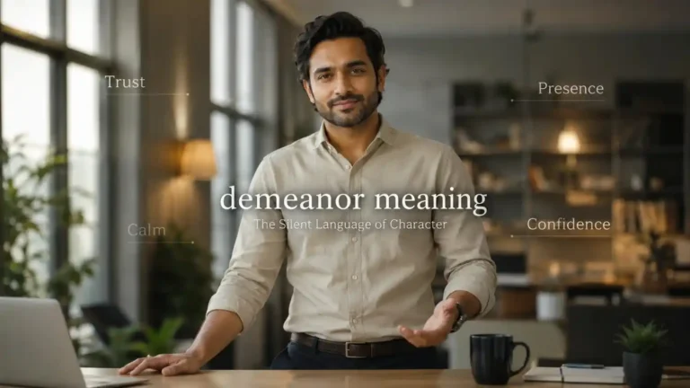 demeanor meaning