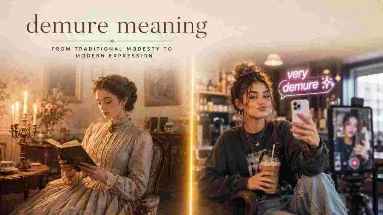 demure meaning