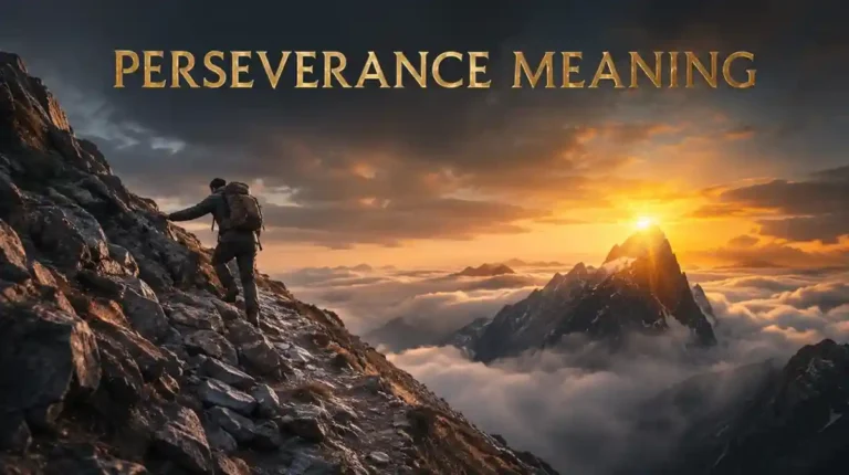 perseverance meaning